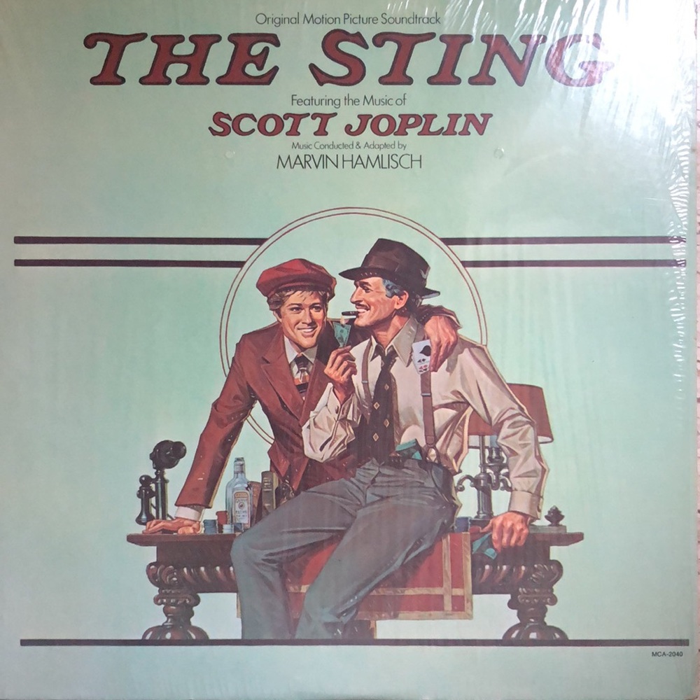 Scott Joplin Perf. By Marvin Hamlisch The Sting Soundtrack Vinyl Lp